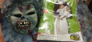 Máscara Zombie Novia Halloween