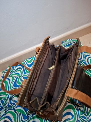 Bolso vintage ALEXADRA PARIS marrón