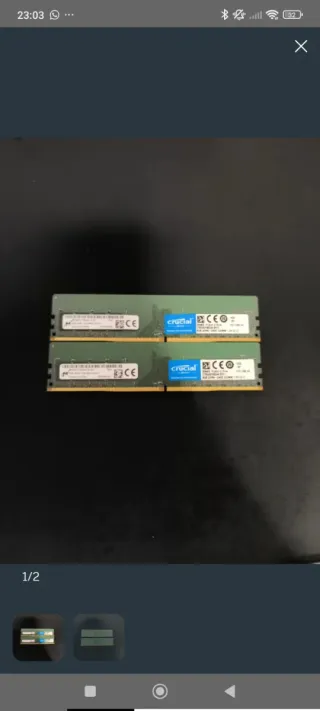 2x Crucial DDR4 16GB RAM