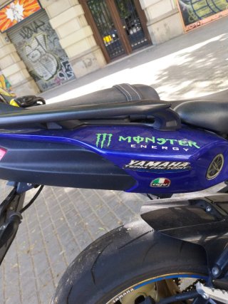 Baúl y Soporte para  Yamaha fz8