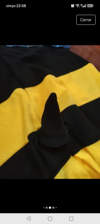 Disfraz Abeja .Talla XS. Nuevo