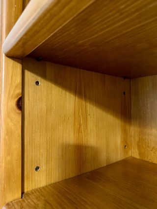 Estante alta madeira maciça