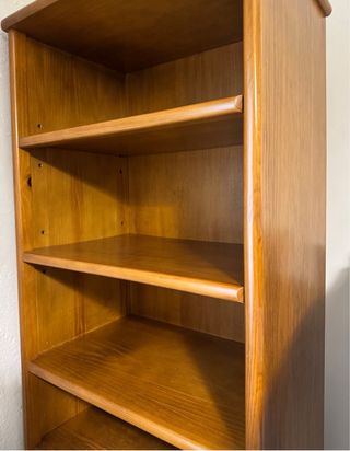 Estante alta madeira maciça