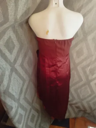 Vestido palabra de honor fiesta M