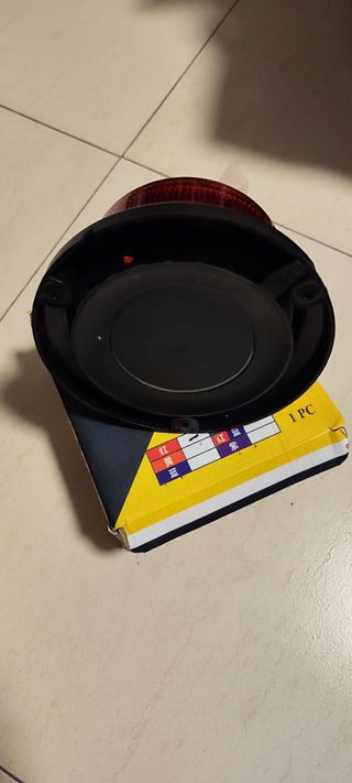 Baliza Solar Roja Carga USB