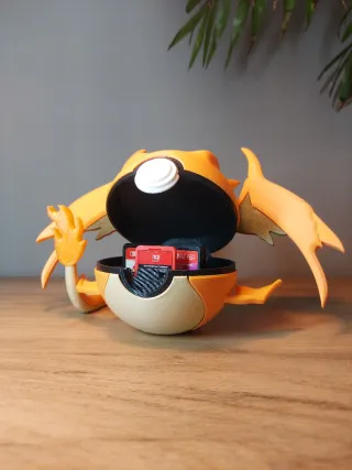 Mega Charizard Y inspired Poké Ball