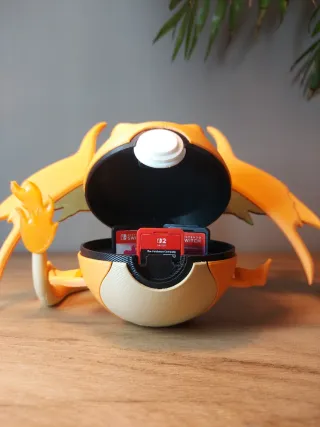 Mega Charizard Y inspired Poké Ball