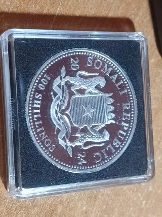 Onza Plata Elefante Somalia 2024