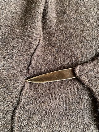 Chaqueta Kitana Lana Marrón Talla L