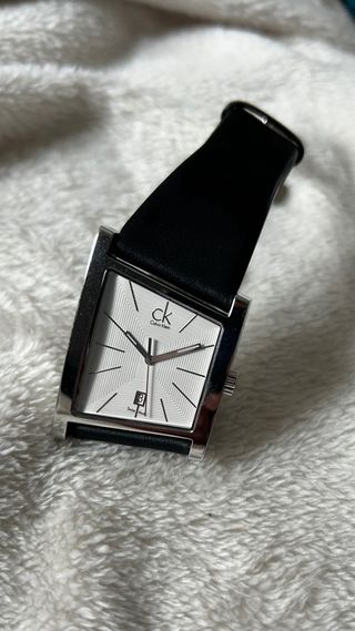 Orologio Calvin Klein District Pelle Nera