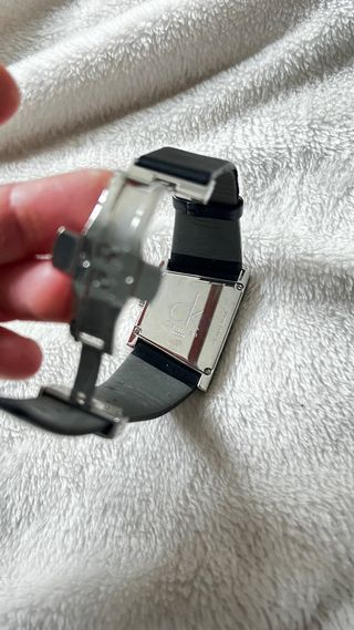 Orologio Calvin Klein District Pelle Nera