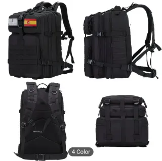Mochila Táctica Negra 45L