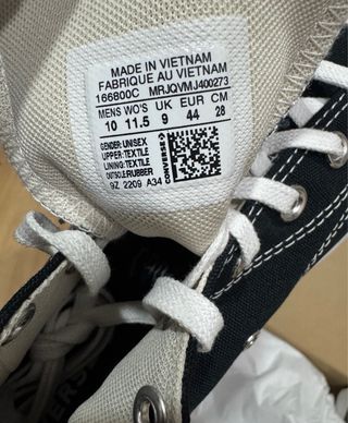Converse Run Star Hike Negras Talla 44