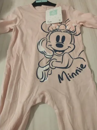 Pijama Disney Minnie Bebé Niña Rosa 9 Meses