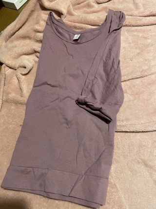 Maglia donna lilla manica 3/4 taglia M