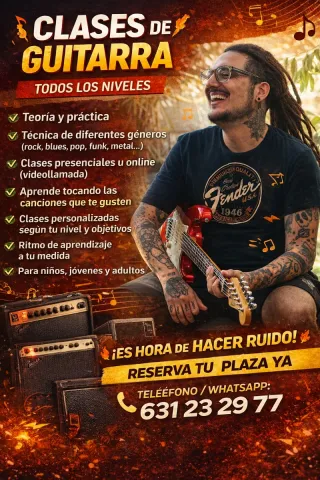 Clases particulares de guitarra en Barcelona