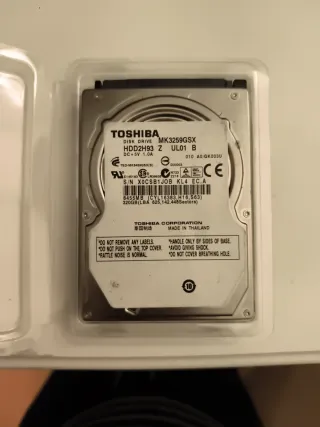 Disco Duro Toshiba 320GB HDD MK3259GSX