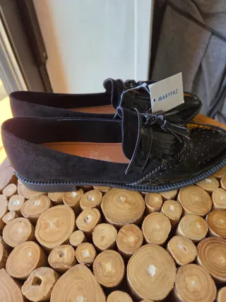 Mocasines negros MARYPAZ talla 40