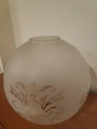 Tulipa Cristal Vintage Globo Decorada