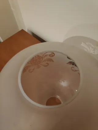 Tulipa Cristal Vintage Globo Decorada