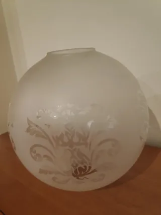 Tulipa Cristal Vintage Globo Decorada