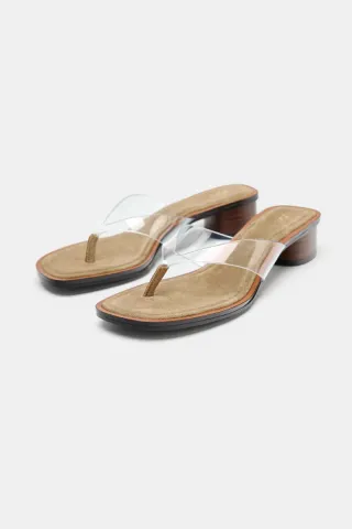 Sandalias Zara Beige