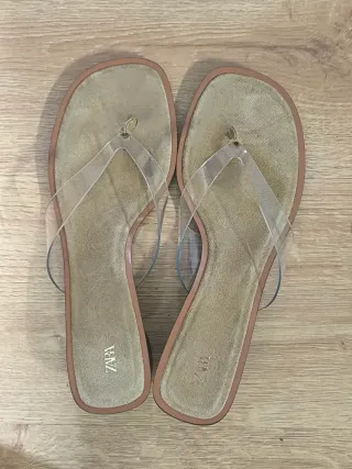 Sandalias Zara Beige