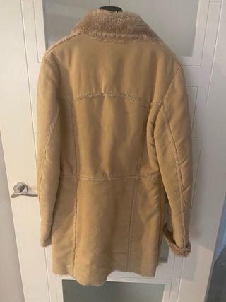 Abrigo beige mujer