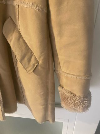 Abrigo beige mujer