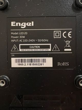Monitor LED Engel 20”