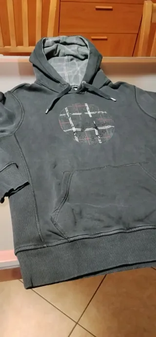 Felpa Converse Uomo Grigia