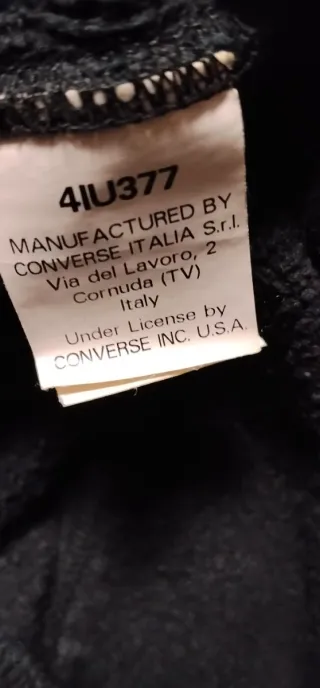 Felpa Converse Uomo Grigia