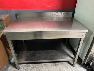 Mesa de acero inoxidable 120x70x85