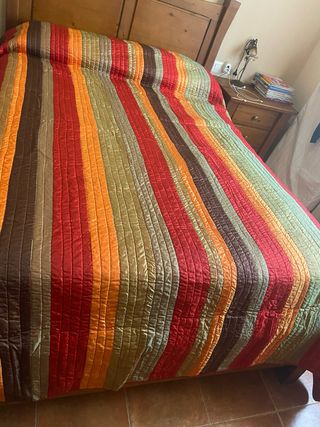 Colcha reversible cama 1,35