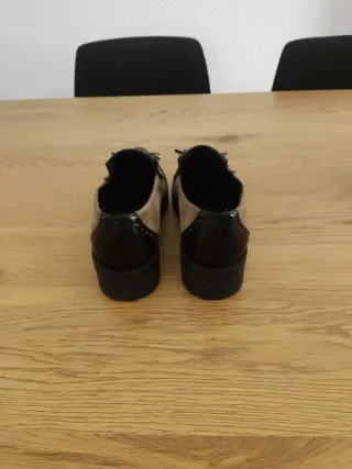 Zapatos Doralatina 100% Piel Negro/Marrón