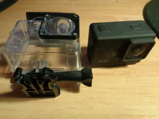 Cámara Fotos-Video Sumergible + Carcasa