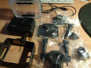 Cámara Fotos-Video Sumergible + Carcasa