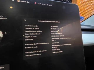 Tesla Model 3 SR 2021 - EAP - Interior blanco