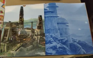 Libro Star Wars Mundos y Escenarios + 2 Láminas