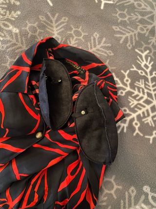 Blusa Chalou Talla 46 Azul y Roja