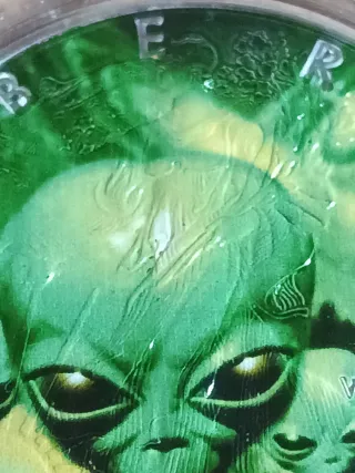 Onza Plata Alien Coloreada 2020