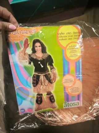 Disfraz Indígena Mujer Atosa Talla Única