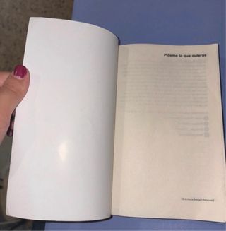 libro pideme lo que quieras