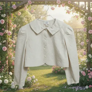 Vestido y chaqueta niña algodón