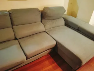 Sofá cheslonk beige 2,85x1,50.