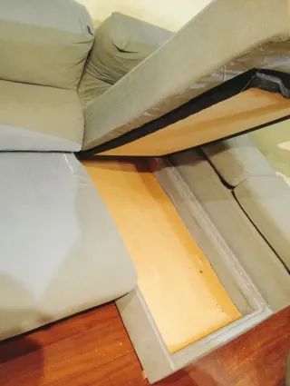 Sofá cheslonk beige 2,85x1,50.