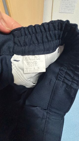 Traje de comunión azul marino niño