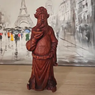 Figura china madera vintage