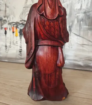 Figura china madera vintage