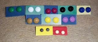 Pendientes artesanales 1€/par, 3€/5 pares